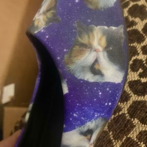 TUK cat/kitten/kitty patterned flats slip-ons